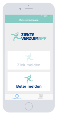 Ziekteverzuim app
