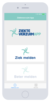Ziekteverzuim app